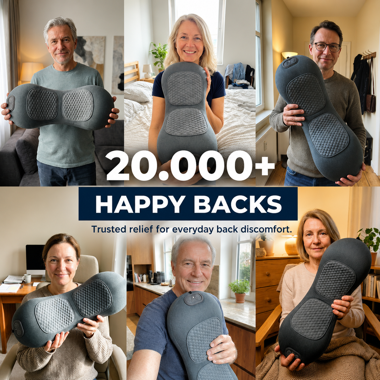 ReliefPulse™ | 3-in-1 Back Pain Relief Massager